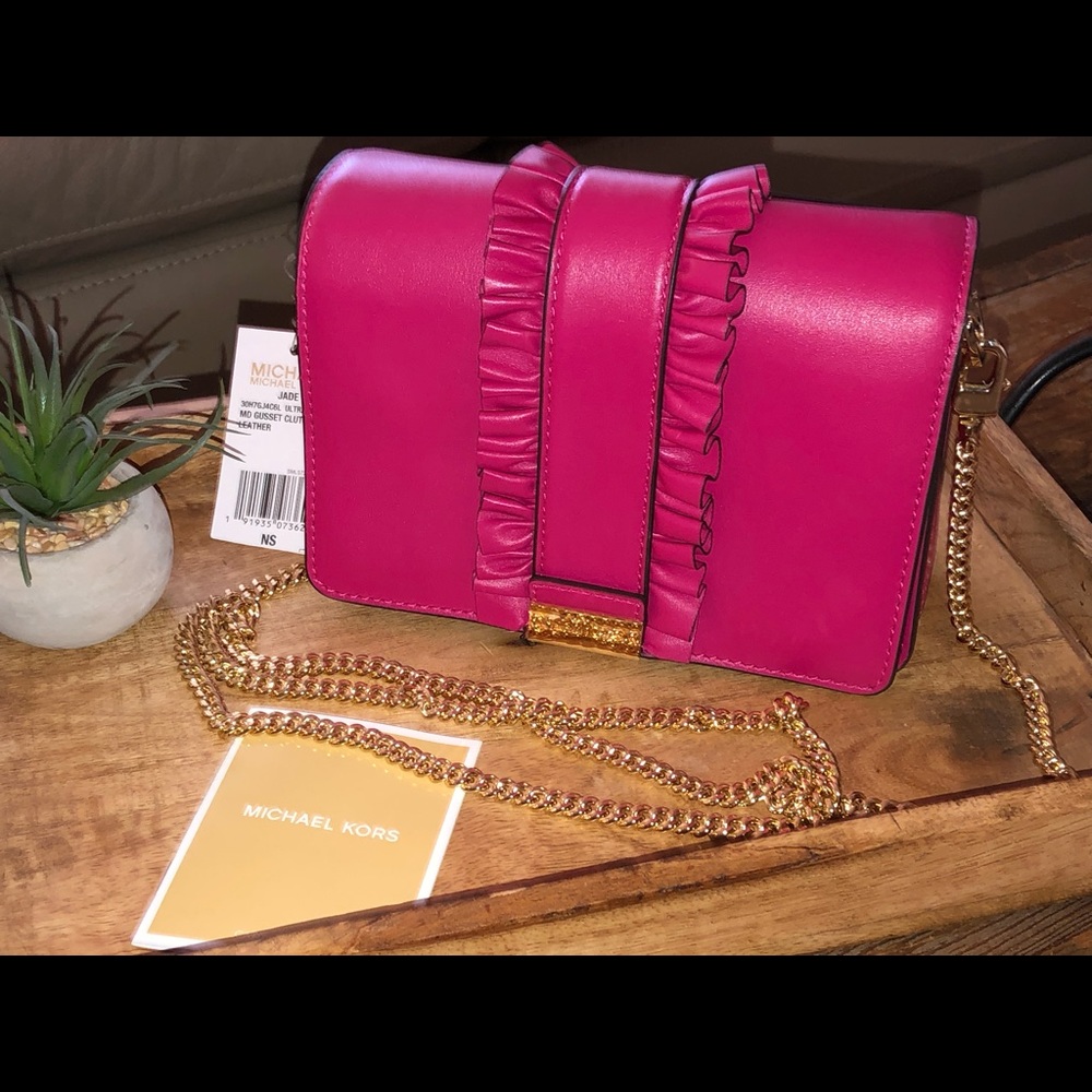KORS Michael Kors Jade Gusset Handbag NWT